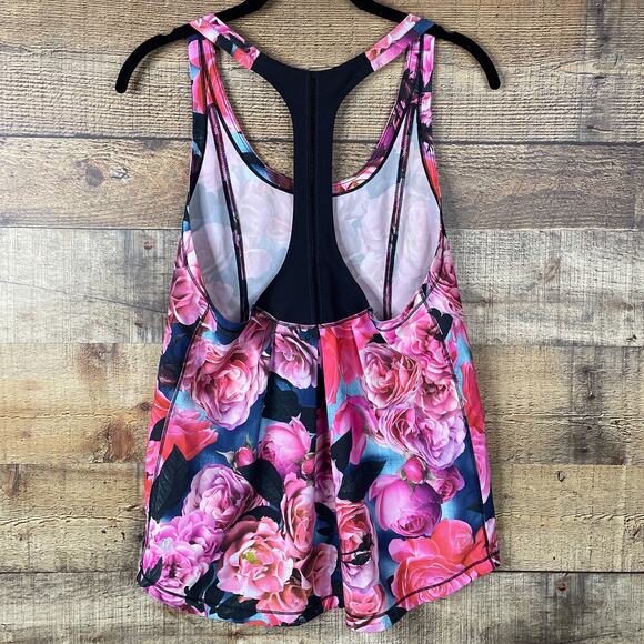 Lululemon Lightened Up Singlet Racerback Tank Top Secret Garden Black SZ 4 6 - Picture 3 of 8